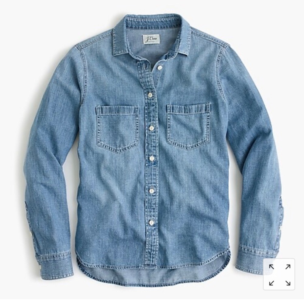 J Crew Everyday Chambray Shirt